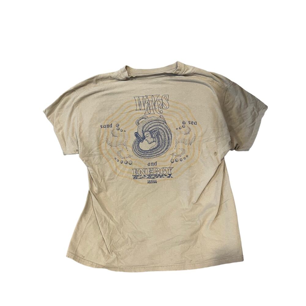 Dravus Waves Sand Sea and Energy T-Shirt Mens XL